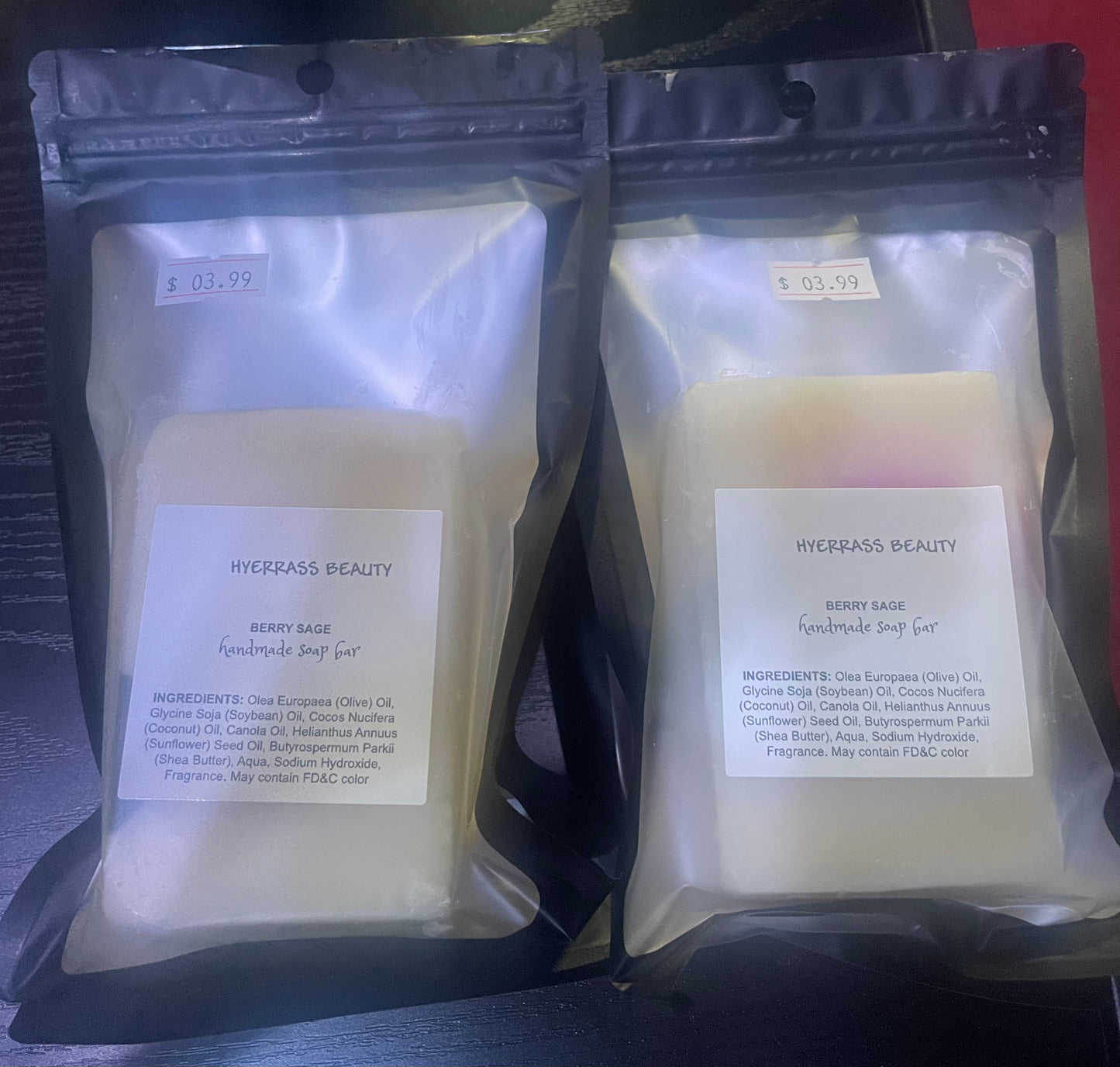 Berry Sage Handmade Soap Bar